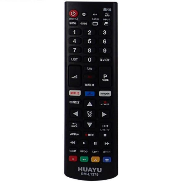 HUAYU RM-L1379 LG Smart TV Τηλεχειριστήριο  netflix amazon