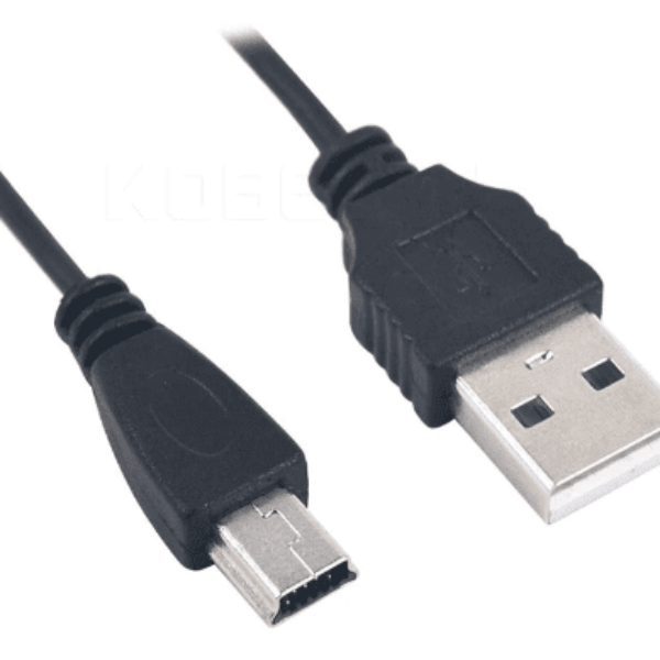 OEM mini USB Cable black 1m