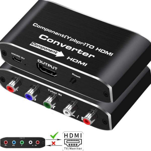 Component (ypbpr) to HDMI adapter