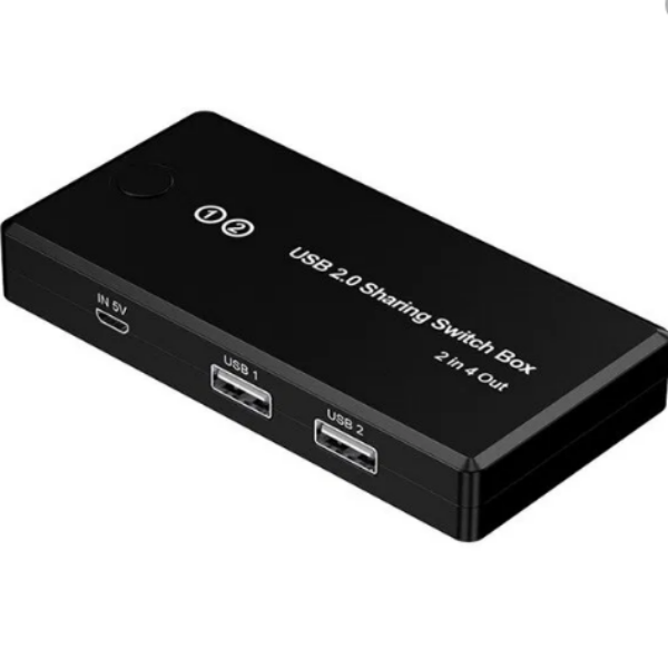 2 In 4 Out USB 2.0 Sharing Switch Box
