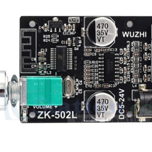 ZK-502L Amplifier Ήχου class D 2X30W RMS HIFI bluetooth Stereo Power Amplifier