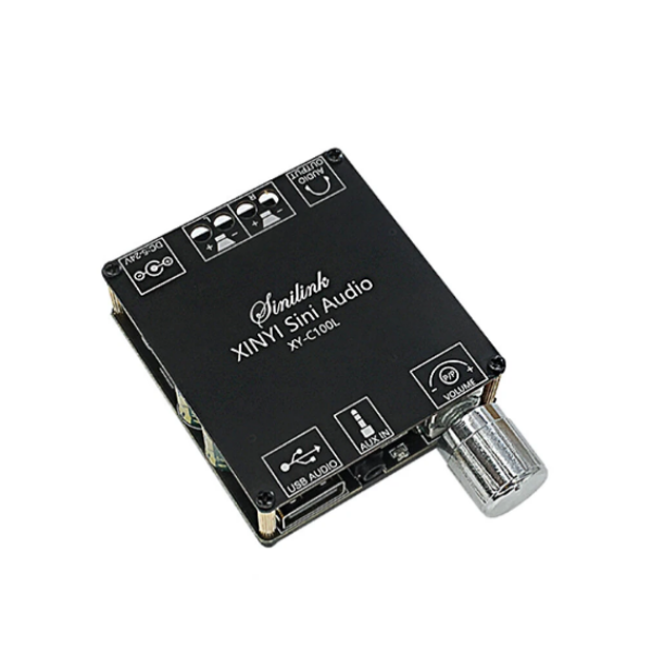 XY-C100L  Amplifier class D 2X100W RMS HIFI bluetooth Stereo Power Amplifier APP USB