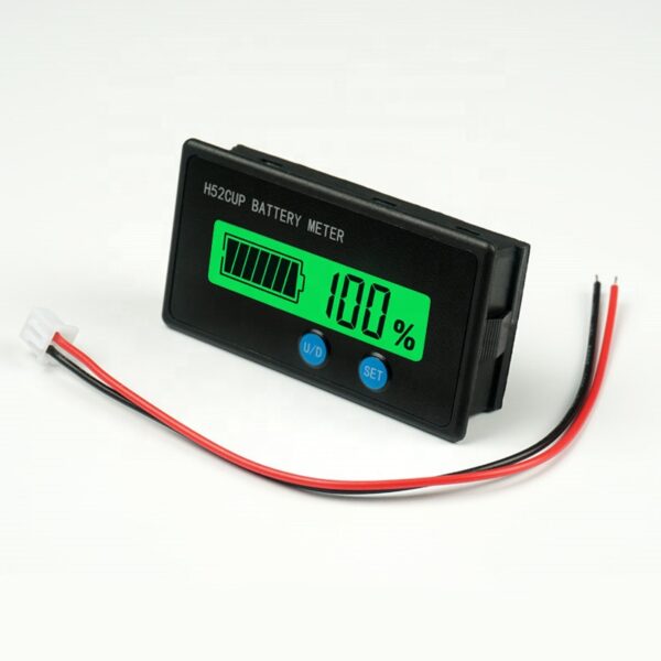 H52 lead-acid/lithium battery capacity display remaining power percentage voltmeter 12V24V36V48V