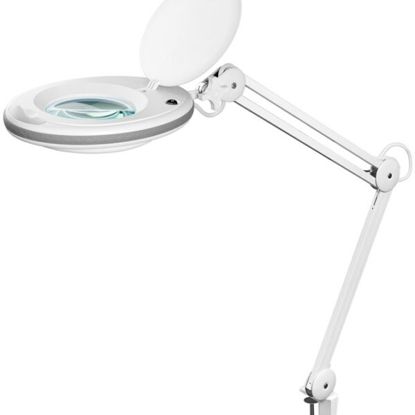 60361 LED clip magnifier lamp with clamp