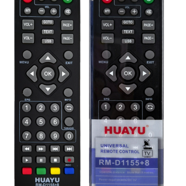 HUAYU  RM-D1155+8 Universal Remote Control για Αποκωδικοποιητές