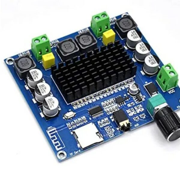 TDA7498 Digital Audio Amplifier Board 2*100W Bluetooth 5.0/microSD/AUX