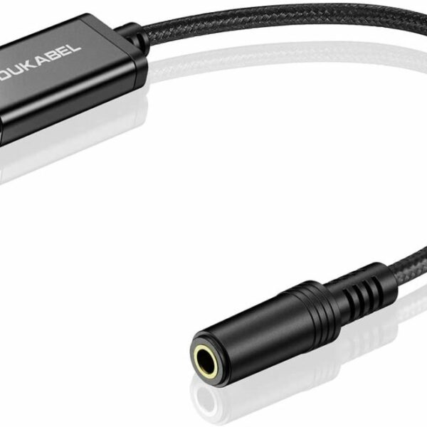 RHO-KM20 USB Εξωτερική Κάρτα Ήχου Μαύρο
