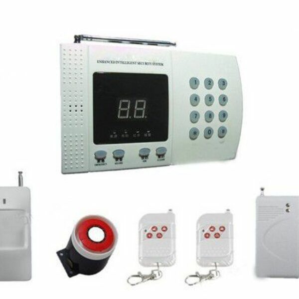 Auto-Dial Home & Office Security Alarm System with Wireless Control