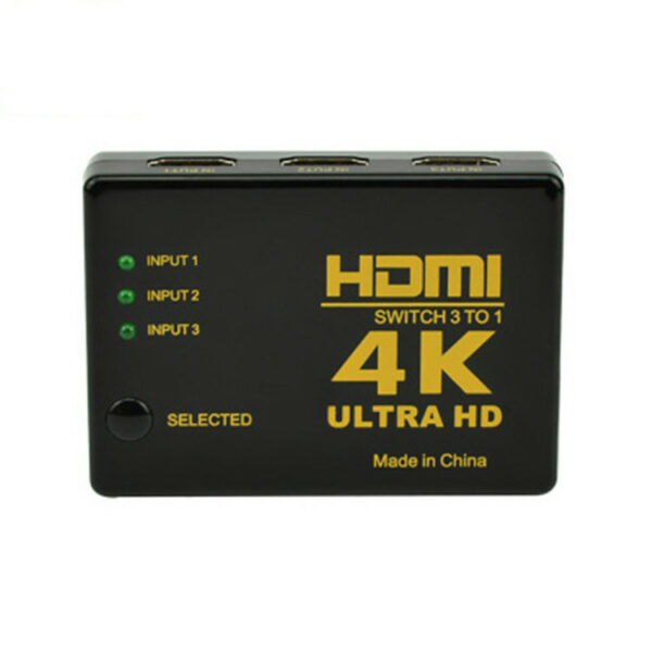 RHO-UHD12  3X1 HDMI SWITCH 4K Ultra HD