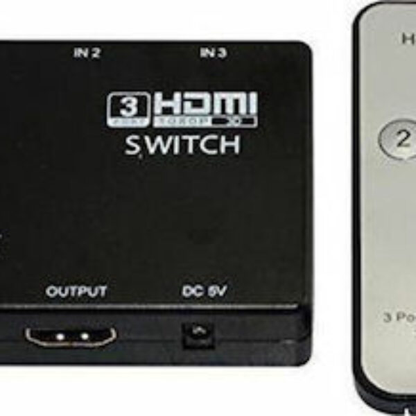 HS022 HDMI Switch 3 Ports 1080P 3D