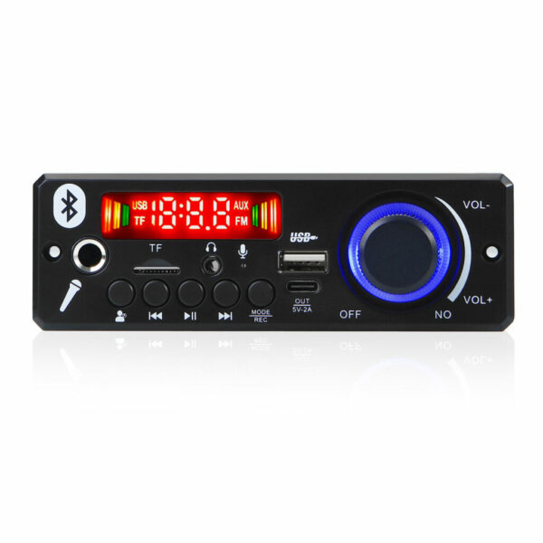 JX-X1 MP3 player with bt fm micro sd card & usb input 2x80w