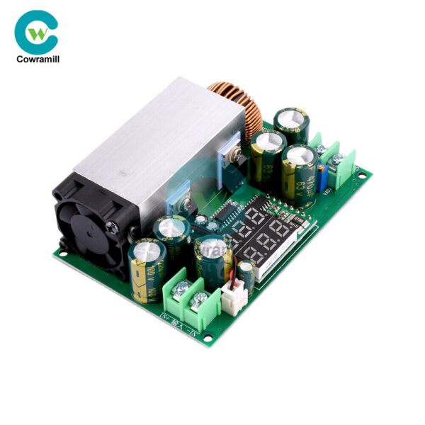 DC-DC 12~80V to 2.5~50V 20A Adjustable Step-Down with Display 600W