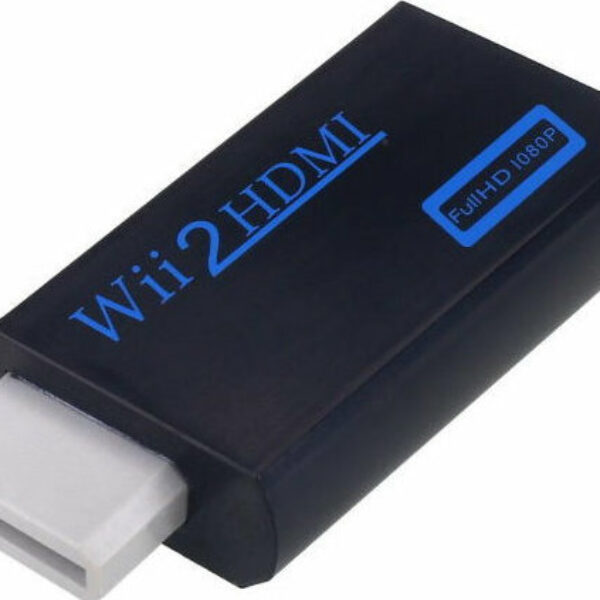 Μετατροπέας WII σε HDMI WII2HDMI FULL HD 1080P 3.5mm Audio Out H4I3 (Μαύρο) (OEM)