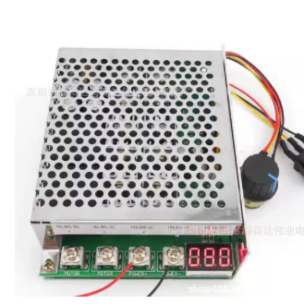 10-55V 60A  Reversible DC Motor Speed Regulator PWM Controller display