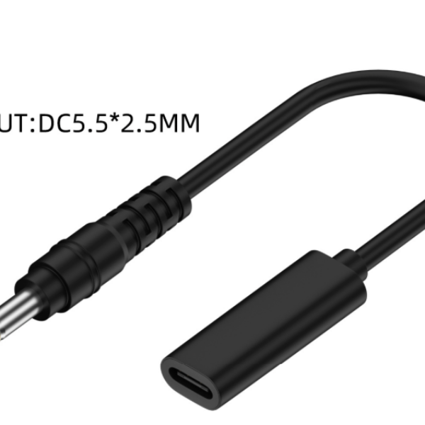 PD type-c Cable adaptor for laptop 5.5mm*2.5mm