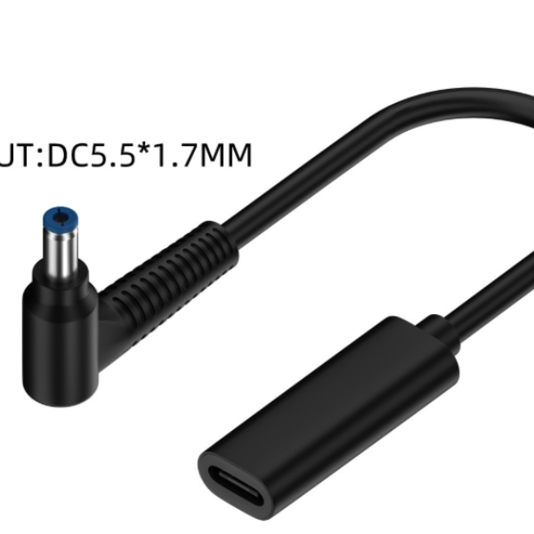 PD type-c Cable adaptor for laptop 5.5mm*1.7mm